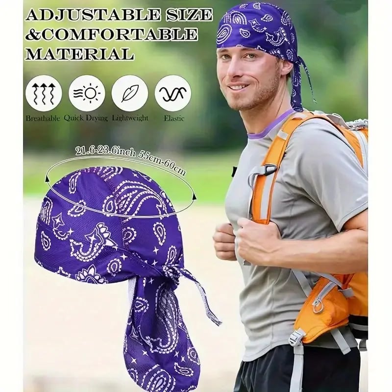 🔥Buy 1 Get 1 Free NOW! Paisley Cooling Headscarf Cap