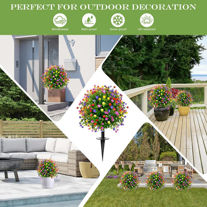 🔥 Limited Stock-50% Off | Artificial Potted Trees With Ground Stakes（2 pcs）