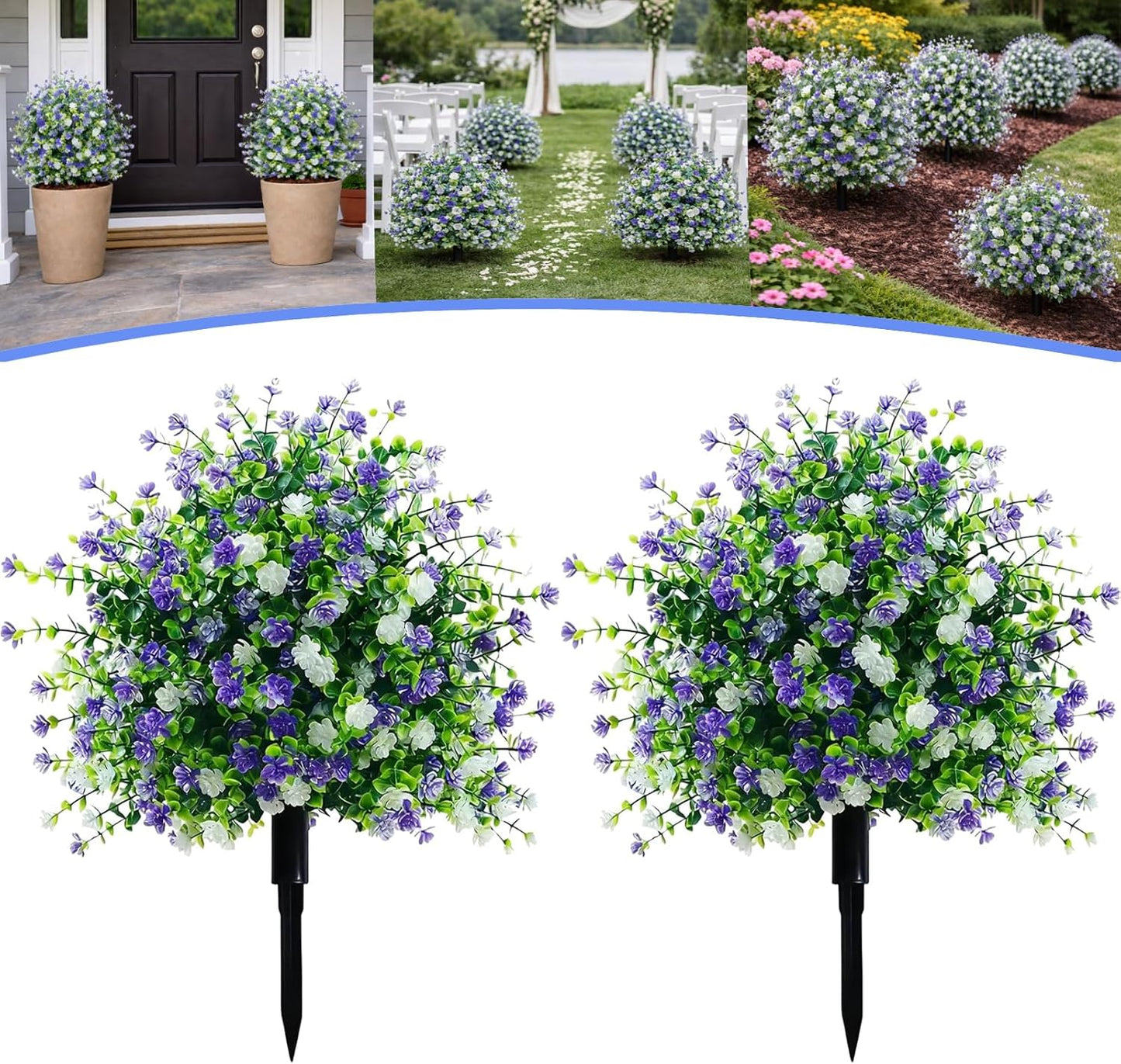 🔥 Limited Stock-50% Off | Artificial Potted Trees With Ground Stakes（2 pcs）