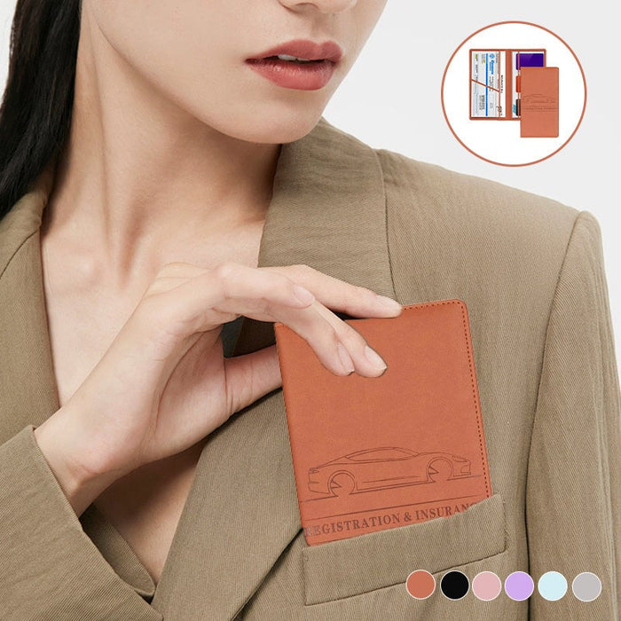 🚘Car Registration & Insurance Card Holder image 1