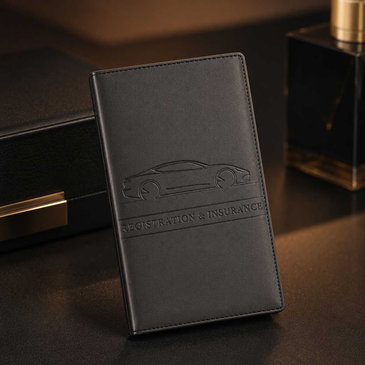 🚘Car Registration & Insurance Card Holder compact storage view