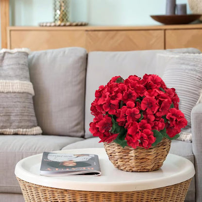 🌸 Last Day 50% OFF – UV Resistant Artificial Geranium Flowers for Outdoors & Home Decor