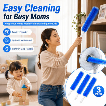 Bendable Microfiber Head.Reusable Dust Remover