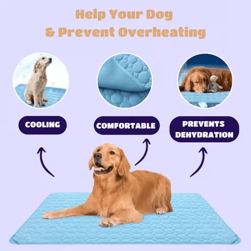 Cooling comfortable dog mat benefits