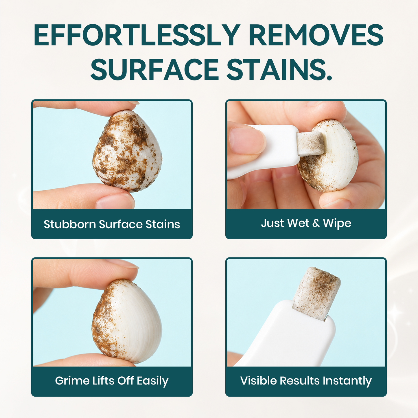 Teeth Whitening Sponge Pads for Coffee Stains, Plaque & Daily Cleaning