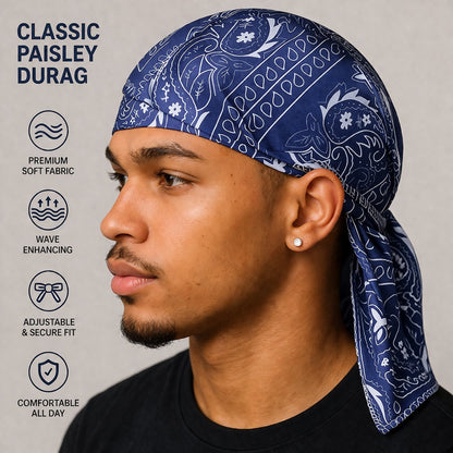 🔥Buy 1 Get 1 Free NOW! Paisley Cooling Headscarf Cap