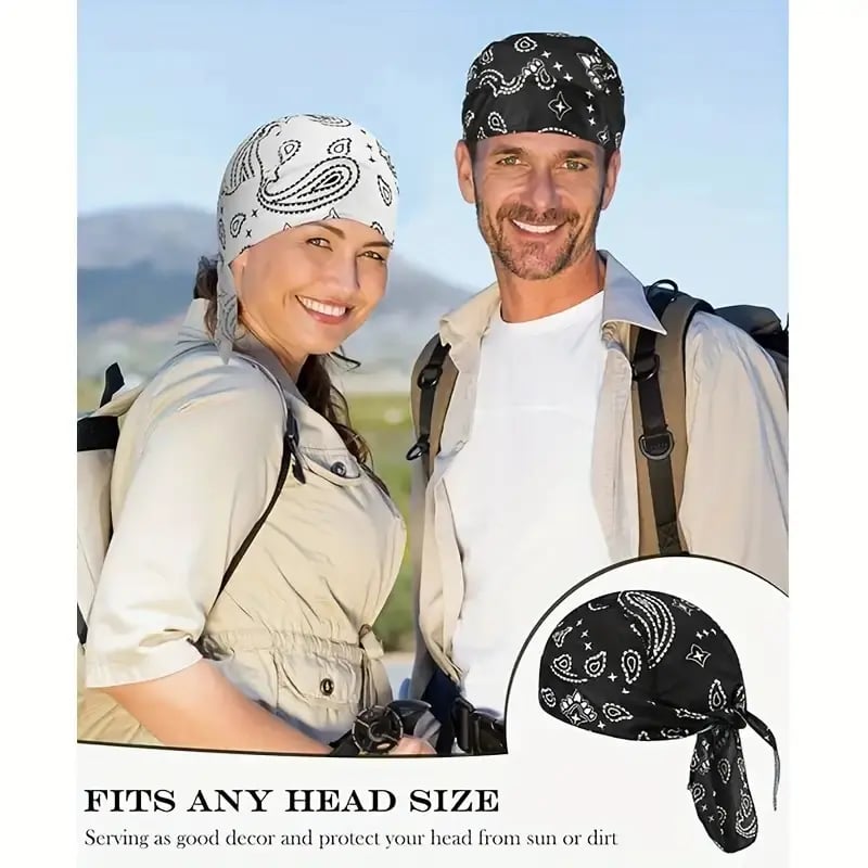🔥Buy 1 Get 1 Free NOW! Paisley Cooling Headscarf Cap
